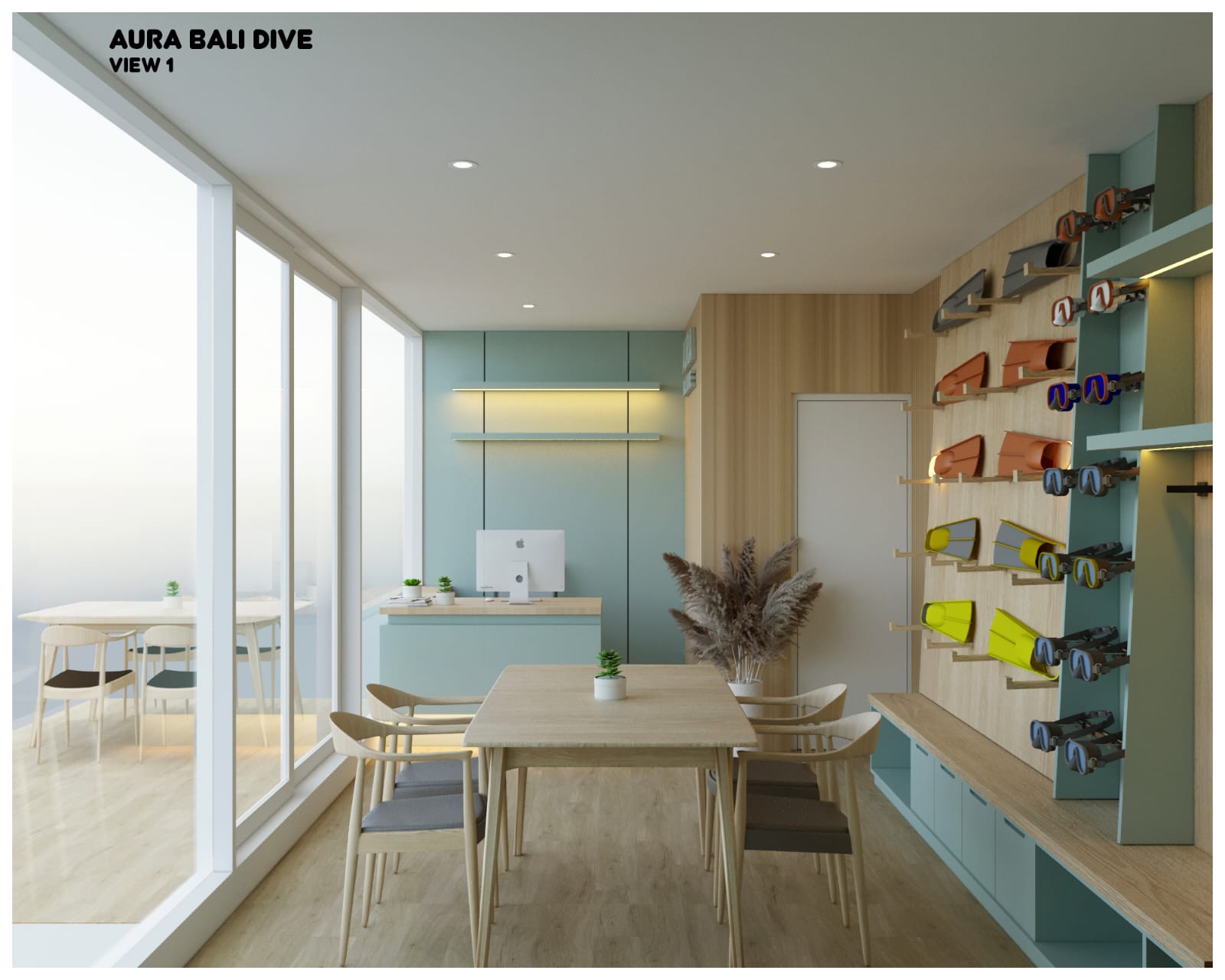 AURA Dive Center interior concept